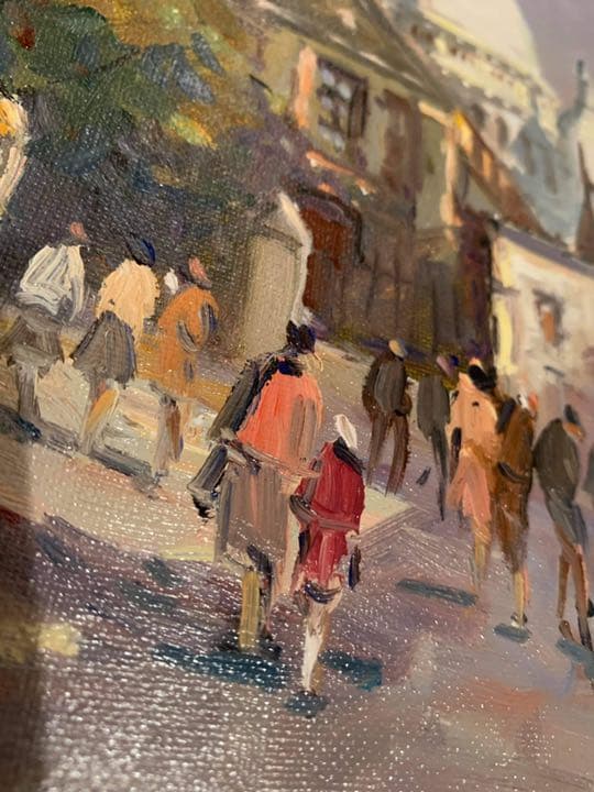 油彩画【フランス】