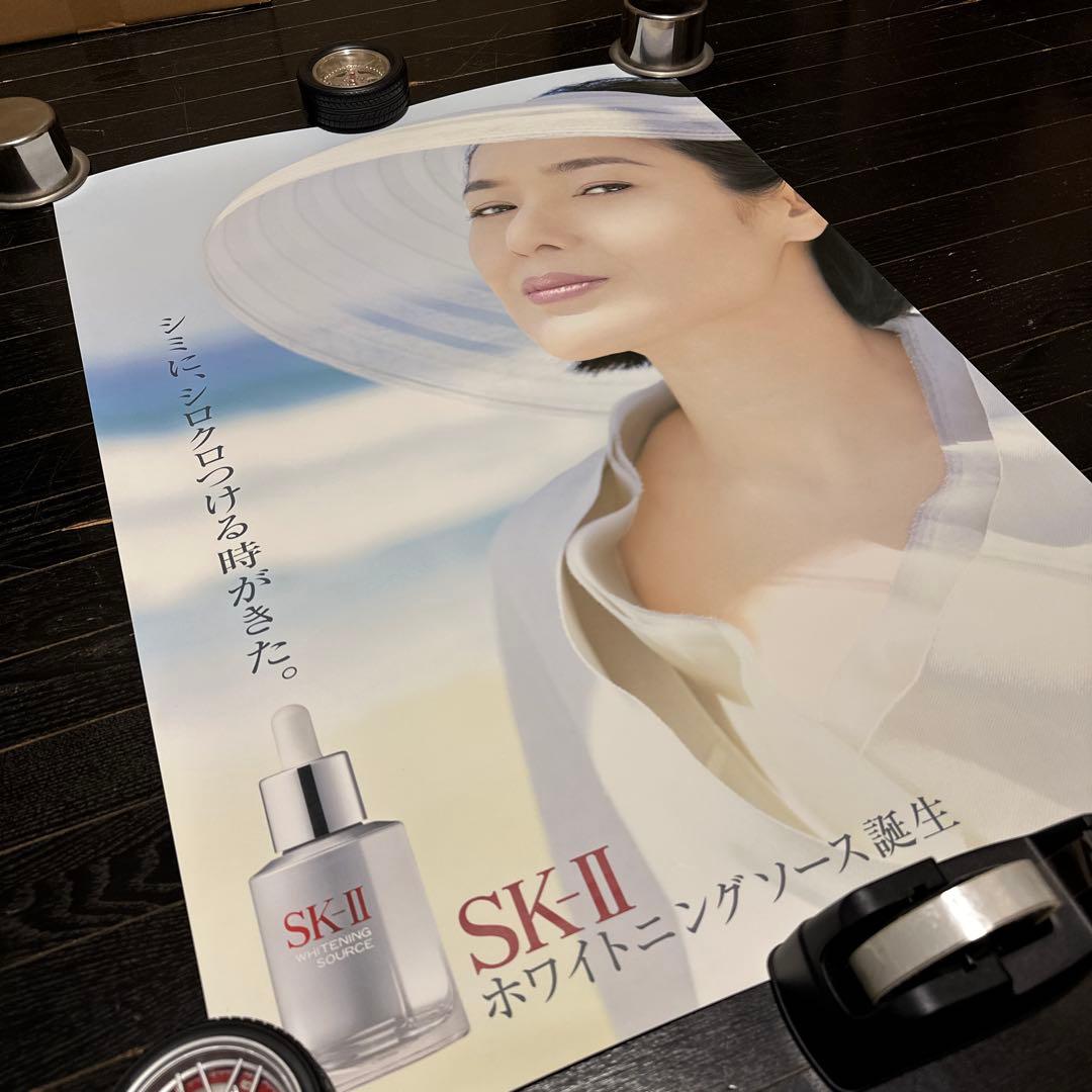 桃井かおり　A1サイズ　ポスター　SK-Ⅱ 当時品　女優　タレント　化粧品　④