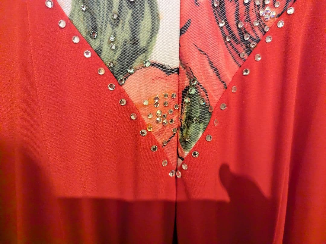 【 イン・ザ・ムード 】社交ダンス用ドレス 花柄