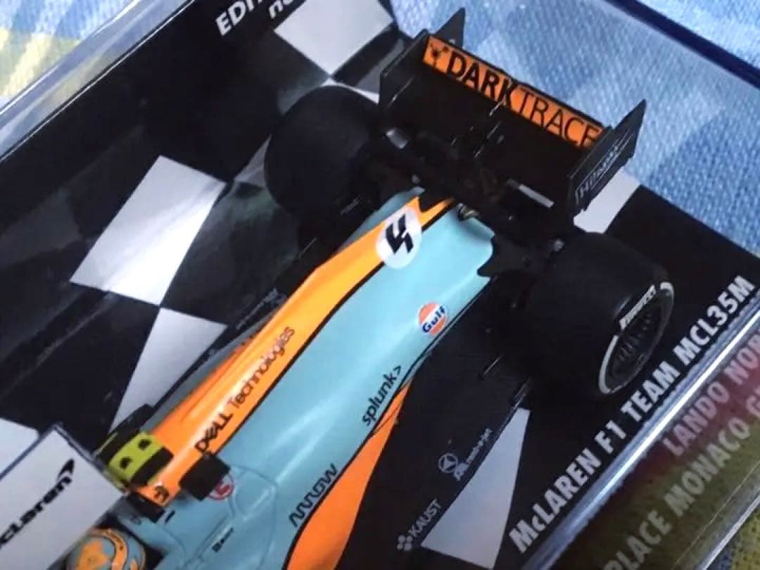 ミニチャンプス 1/43 マクラーレンMCL35M ノリス モナコGP特別カラー