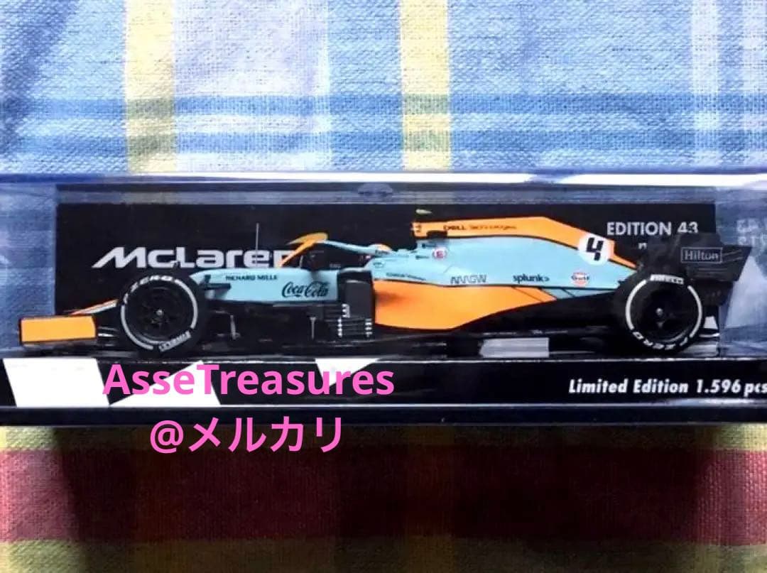ミニチャンプス 1/43 マクラーレンMCL35M ノリス モナコGP特別カラー