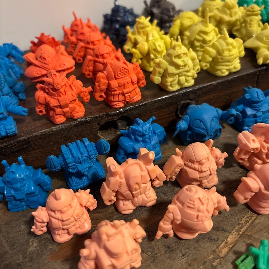 【まとめ売り】ガン消し ガンダム 昭和 レトロ ガチャ レア 初期 パーツ