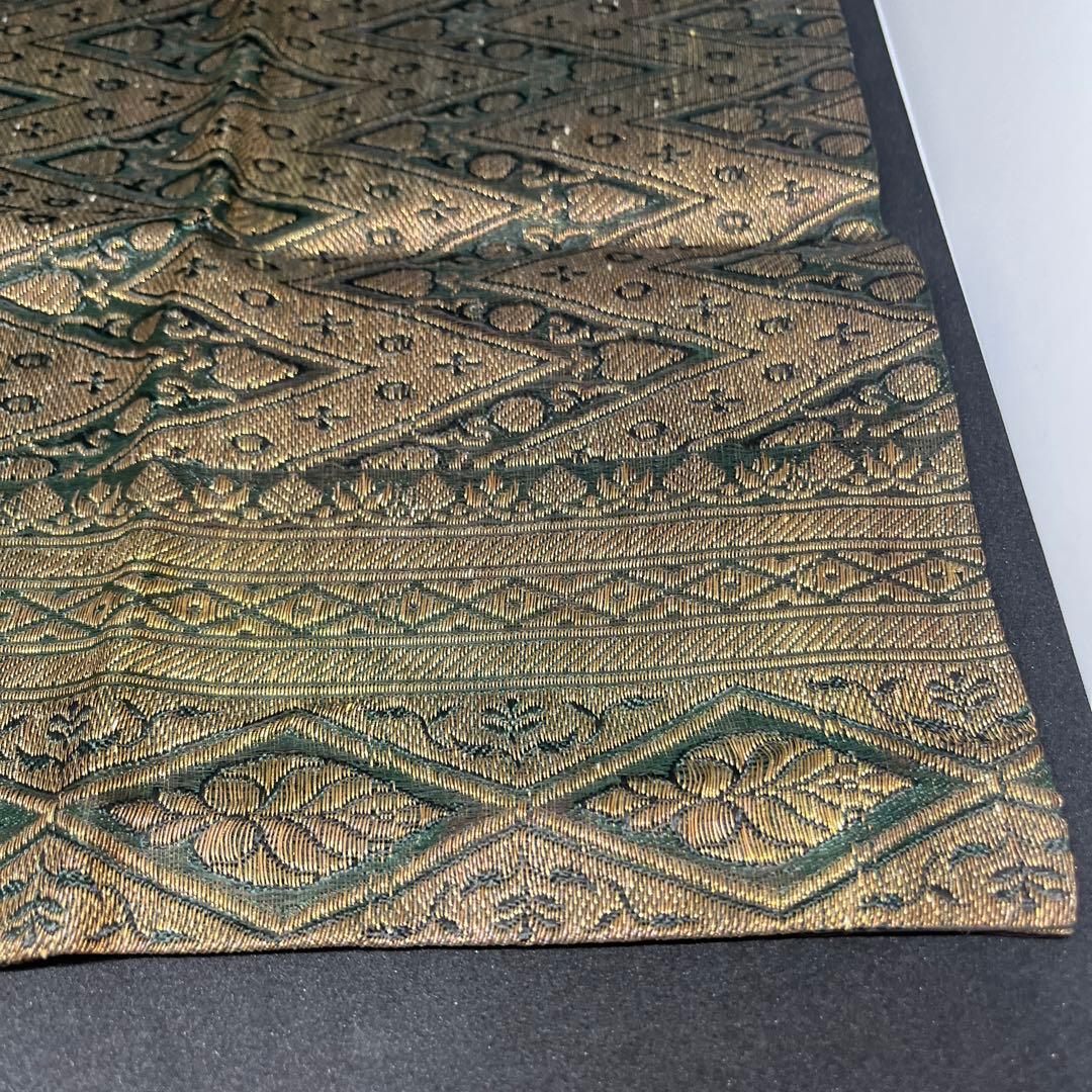 珍品　帛紗　大虚山光悦寺　山下恵光書付　インド土産　モール服紗　モール更紗　古裂