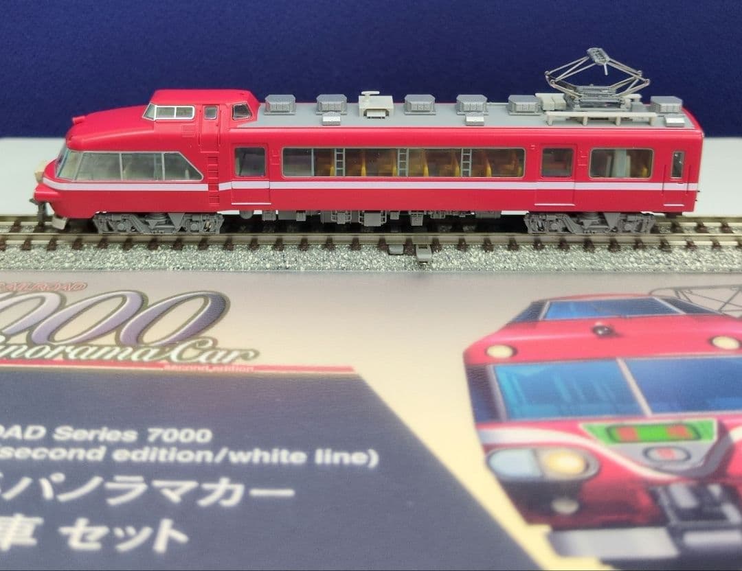 鉄道模型 名鉄7000系 2次車 白帯車 4両