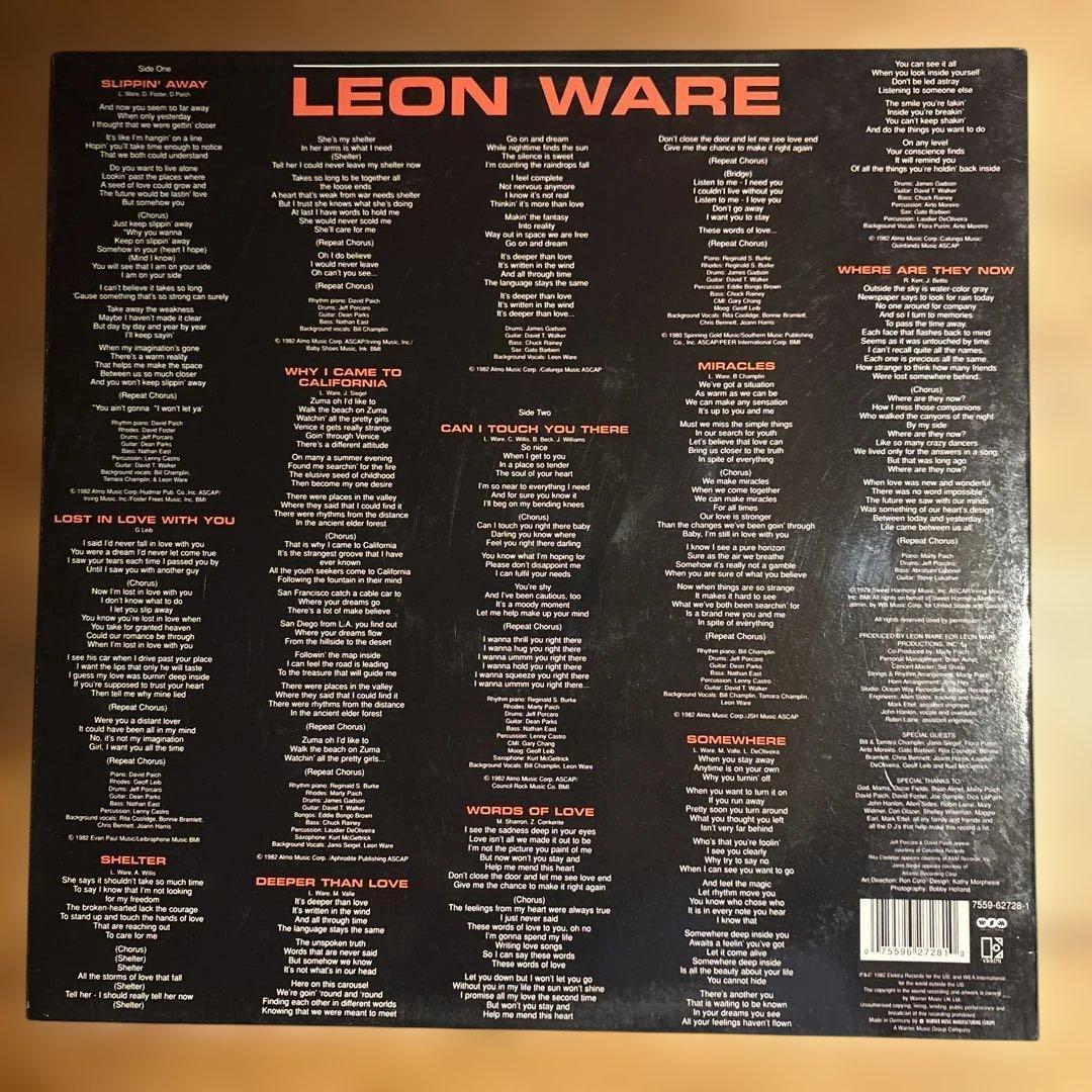 洋楽 LEON WAR LP
