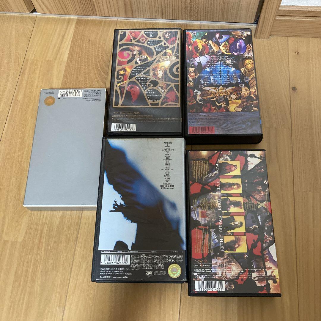 X JAPANビデオ10点セット&LUNA SEAビデオ2点セット