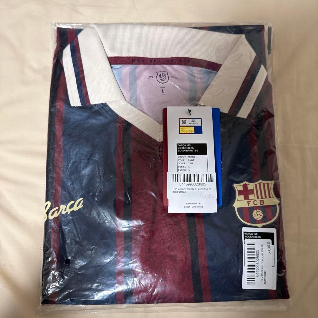 【完売品・タグ付新品未開封】バルセロナ　125周年記念ポロシャツ