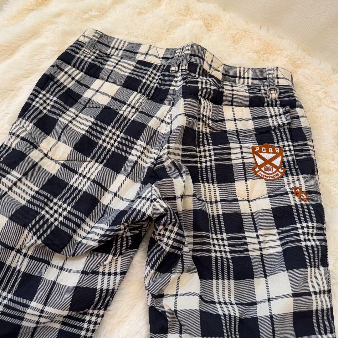 パーリーゲイツ ナイロンストレッチ ロゴジャガード 中綿パンツ 3