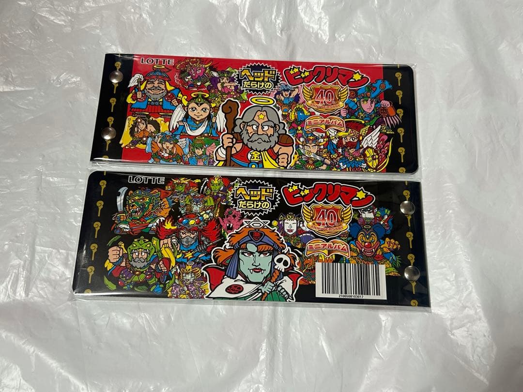 新品未開封 2セット ヘッドだらけのビックリマンチョコ シールホルダーおまけ付き