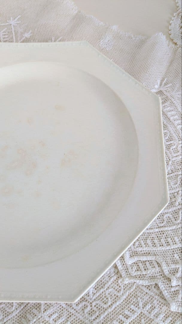 クレイユ オクトゴナル プレート平皿 フランス アンティーク