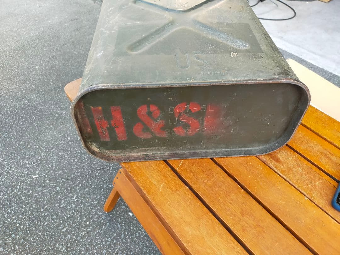 ヴィンテージ USガソリン携行缶 持運びタンク