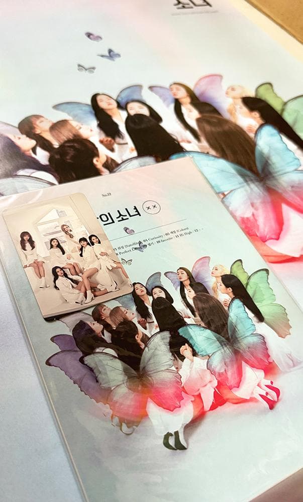 LOONA 今月の少女 XX 初回限定盤 ポスター トレカ Butterfly