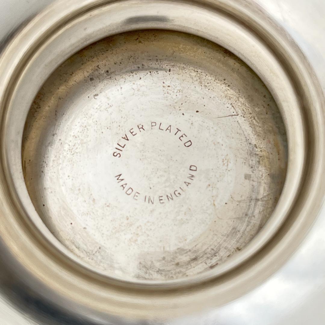 【英国】ライオンのアイスペール / トング【シルバープレート】