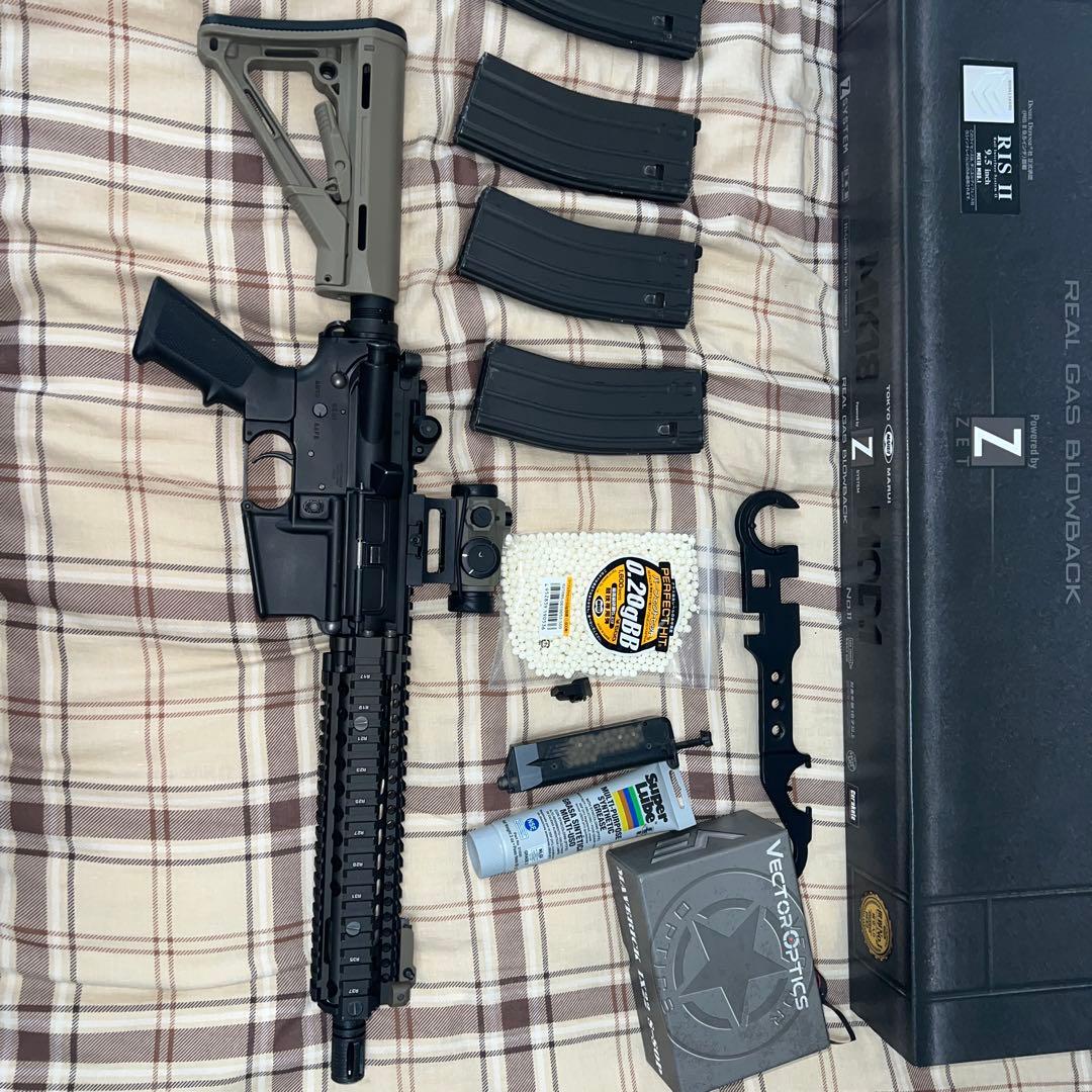 東京マルイMK18 GBBR マガジン4本付 Vector Optics付