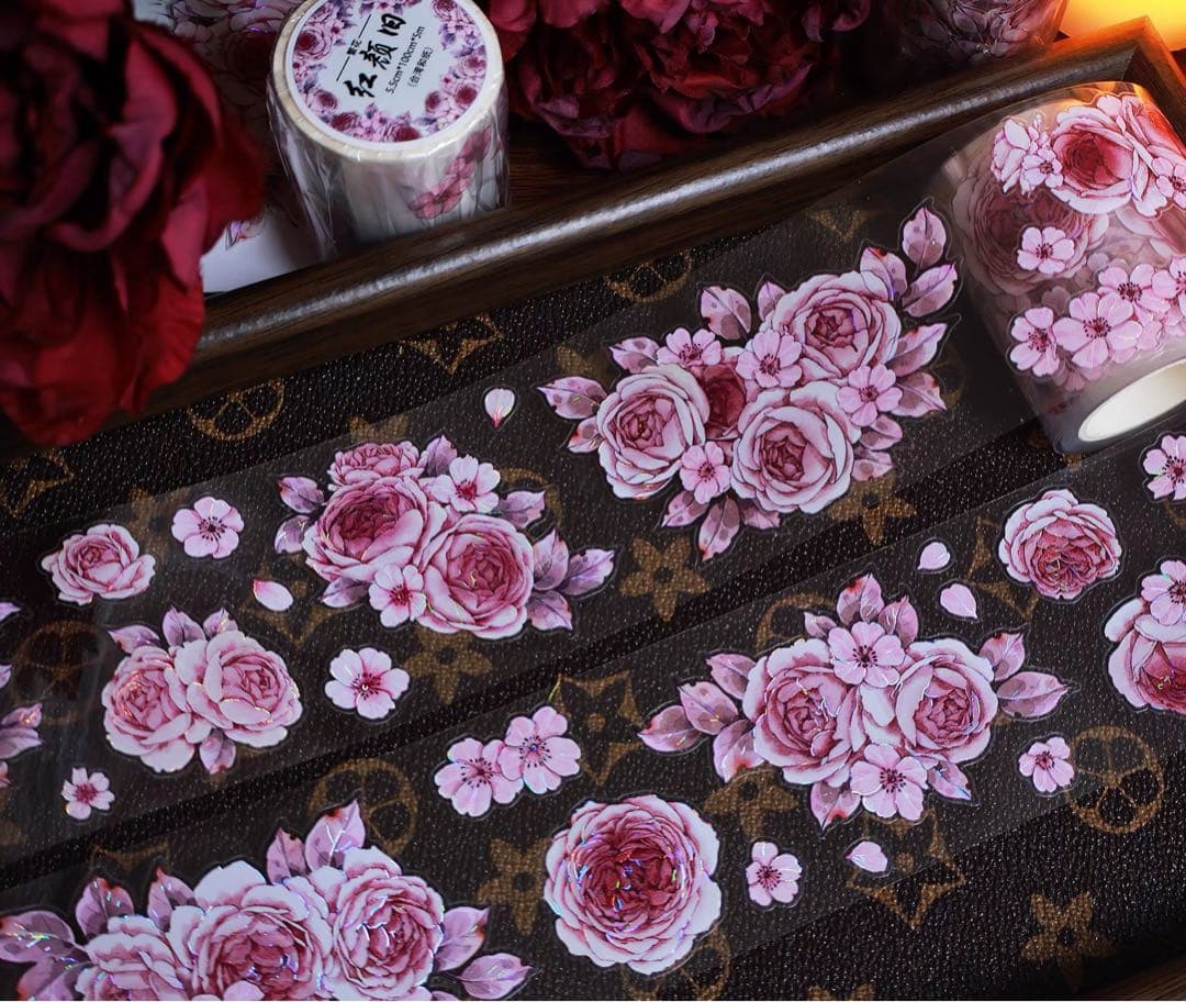 繁花文创《红颜旧》海外マスキングテープ　マステ 【2656】