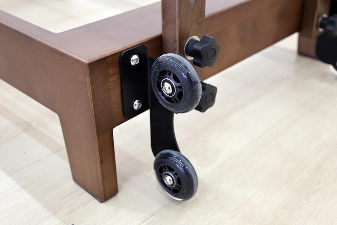 ［送料込み新品］ダークウッドピラティスリフォーマー セット