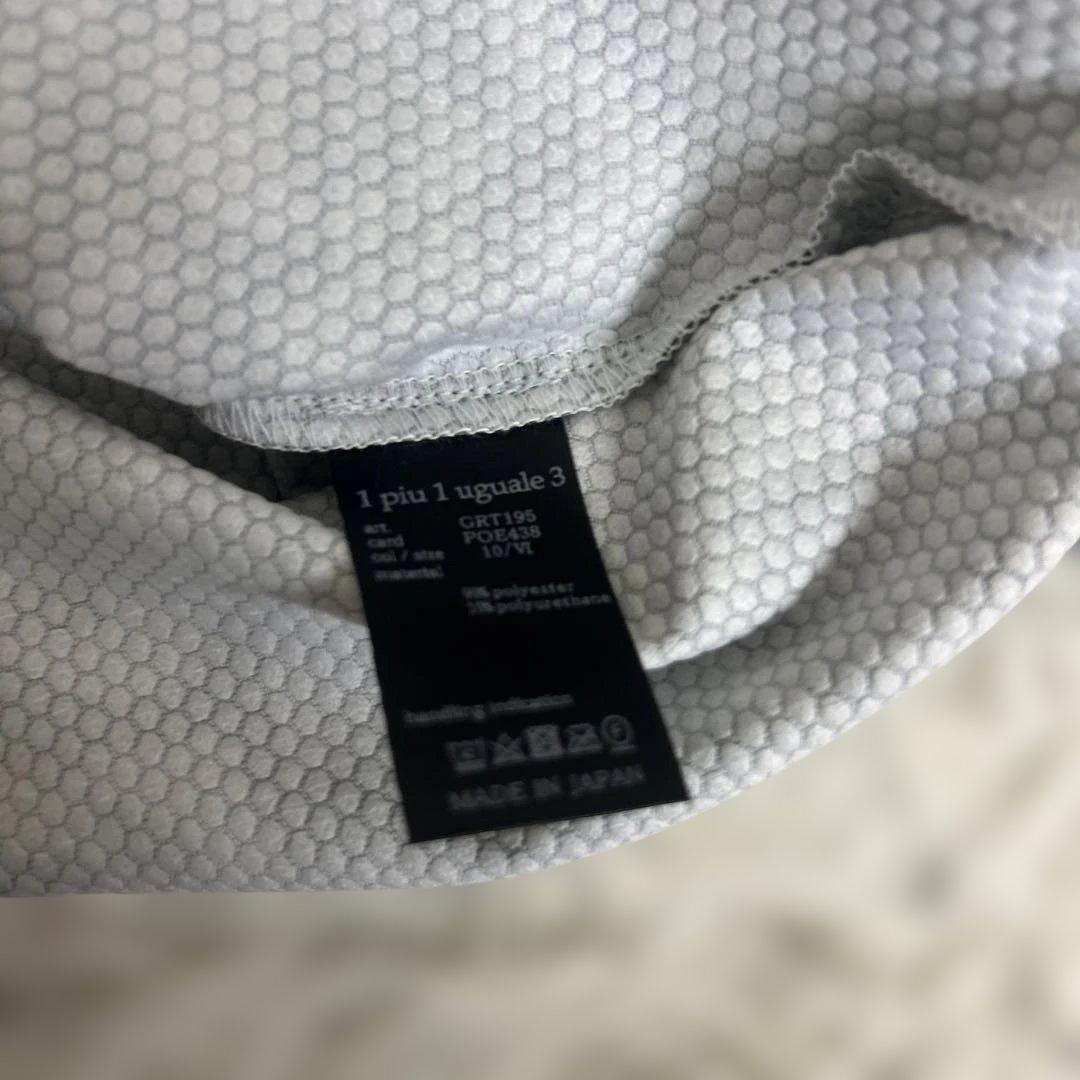 【極美品】piu1uguale3GOLF ロゴ　長袖ポロシャツ　ブラック　6