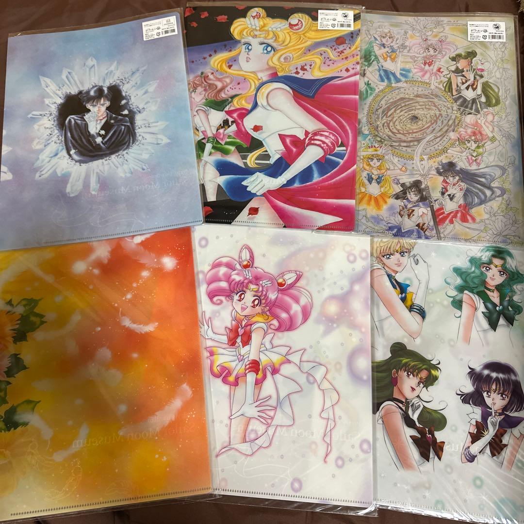 セーラームーン ミュージアム　見開きクリアファイル 6枚セット