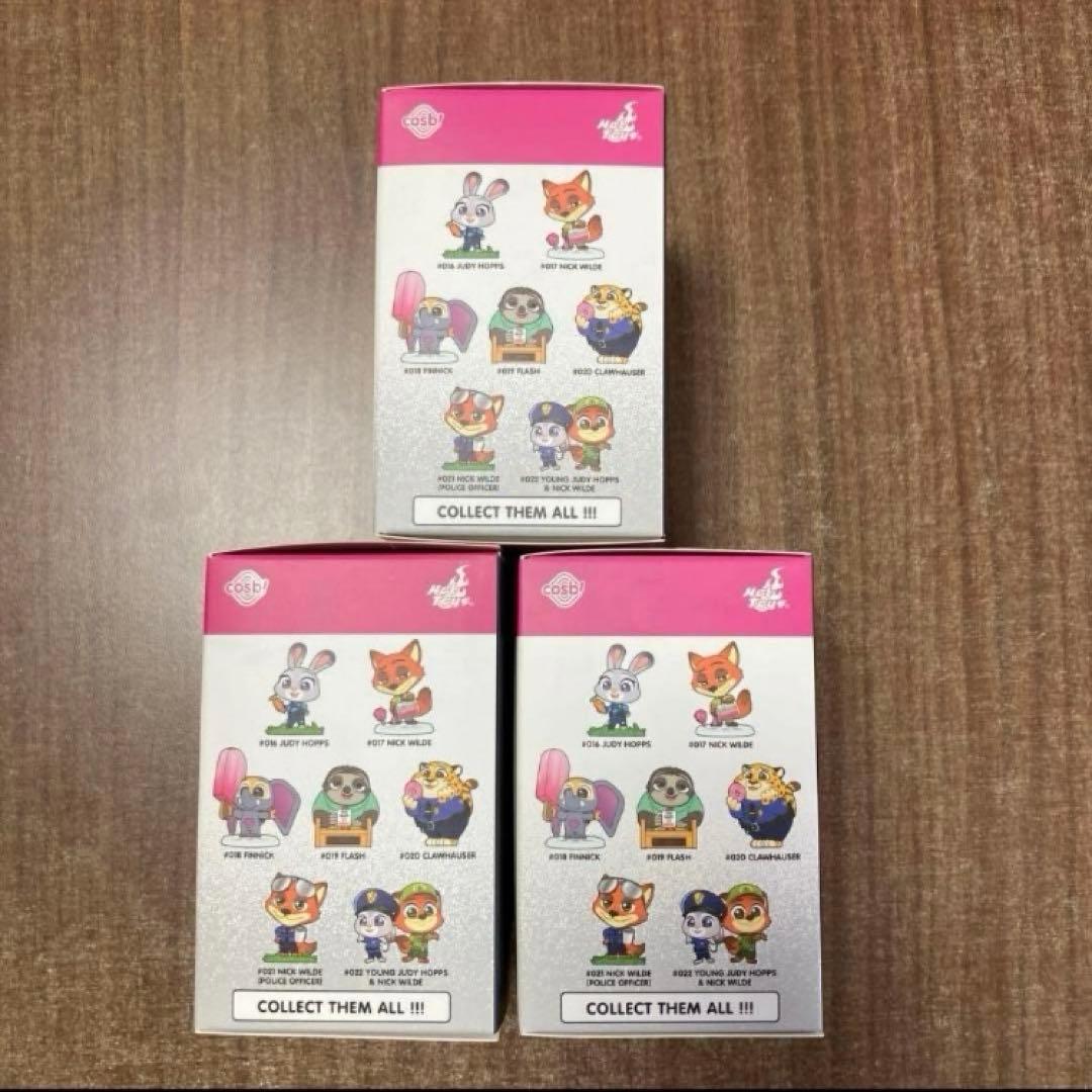 ズートピア　コスビ　ジュディ　ニック　クロウハウザー　フィギュア