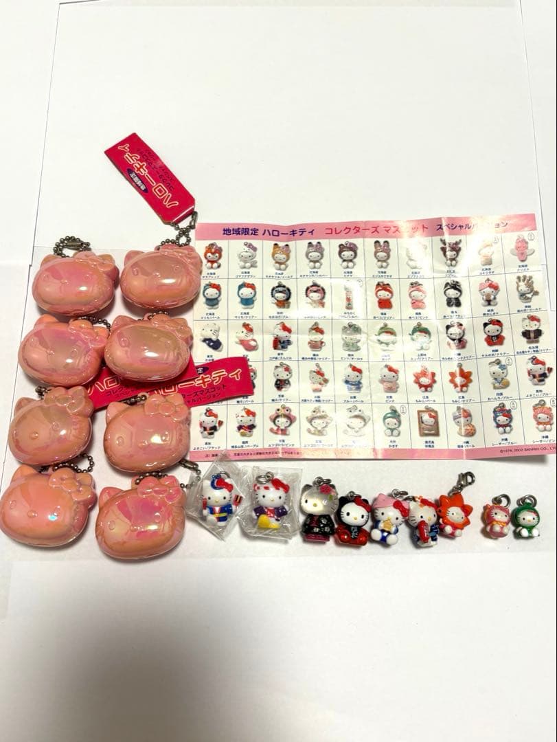 ご当地 ハローキティ　根付け　ストラップ　限定　Sanrio 186個