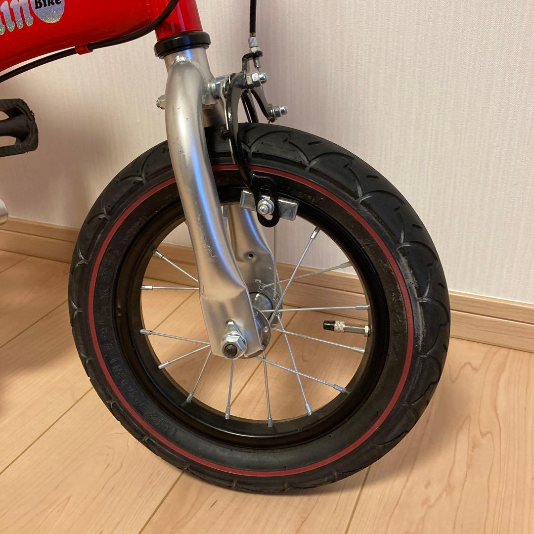 【美品】Henshin Bike 幼児用自転車 レッド12インチ
