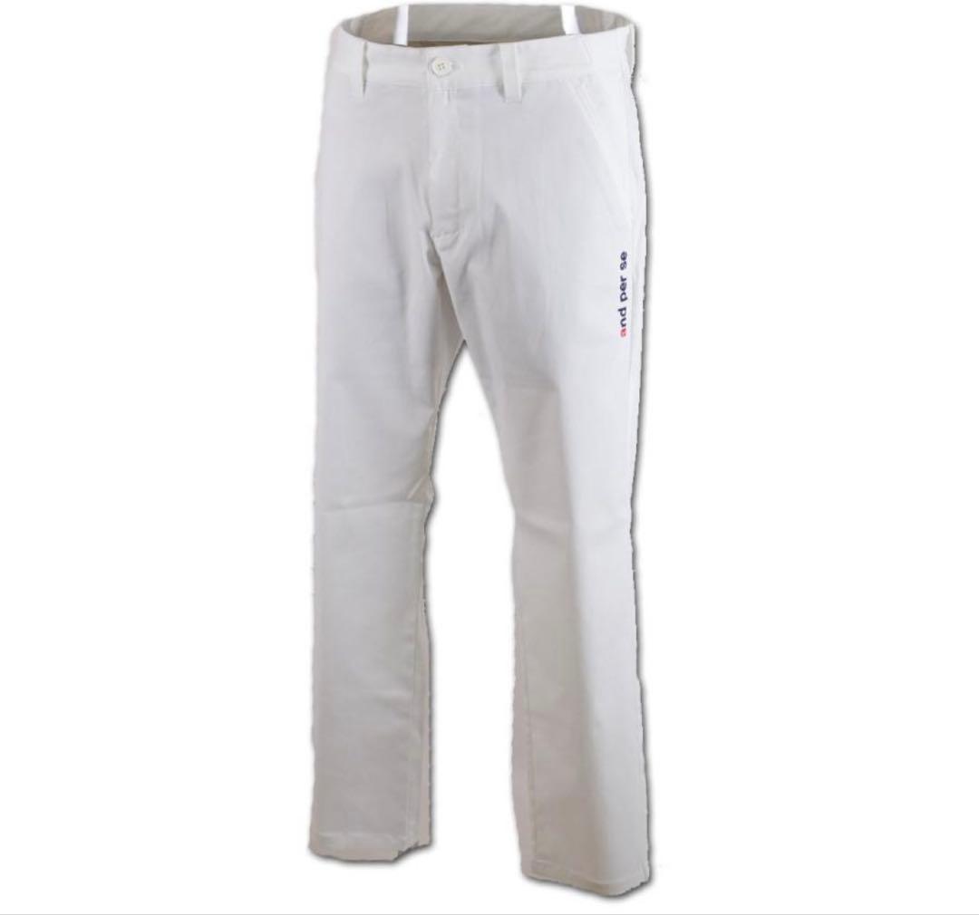 ★美品★アンパスィ　and per se ゴルフ　防寒ストレッチ　パンツ　L