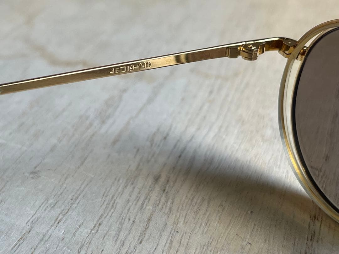 【アンティーク】AMIPARIS 858 08跳ね上げ 度入り メガネ 眼鏡