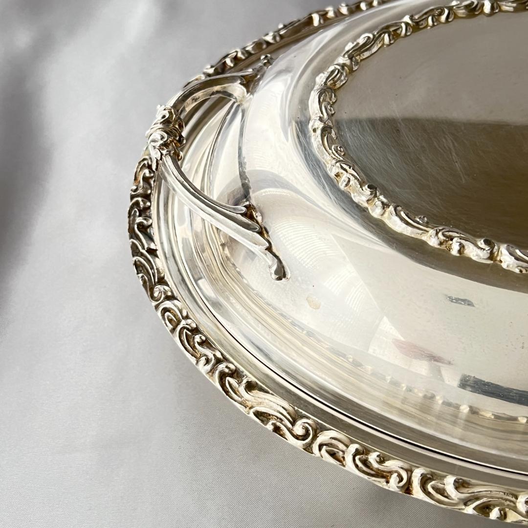 【Marlboro】 レリーフのアントルメサーバー 【シルバープレート】