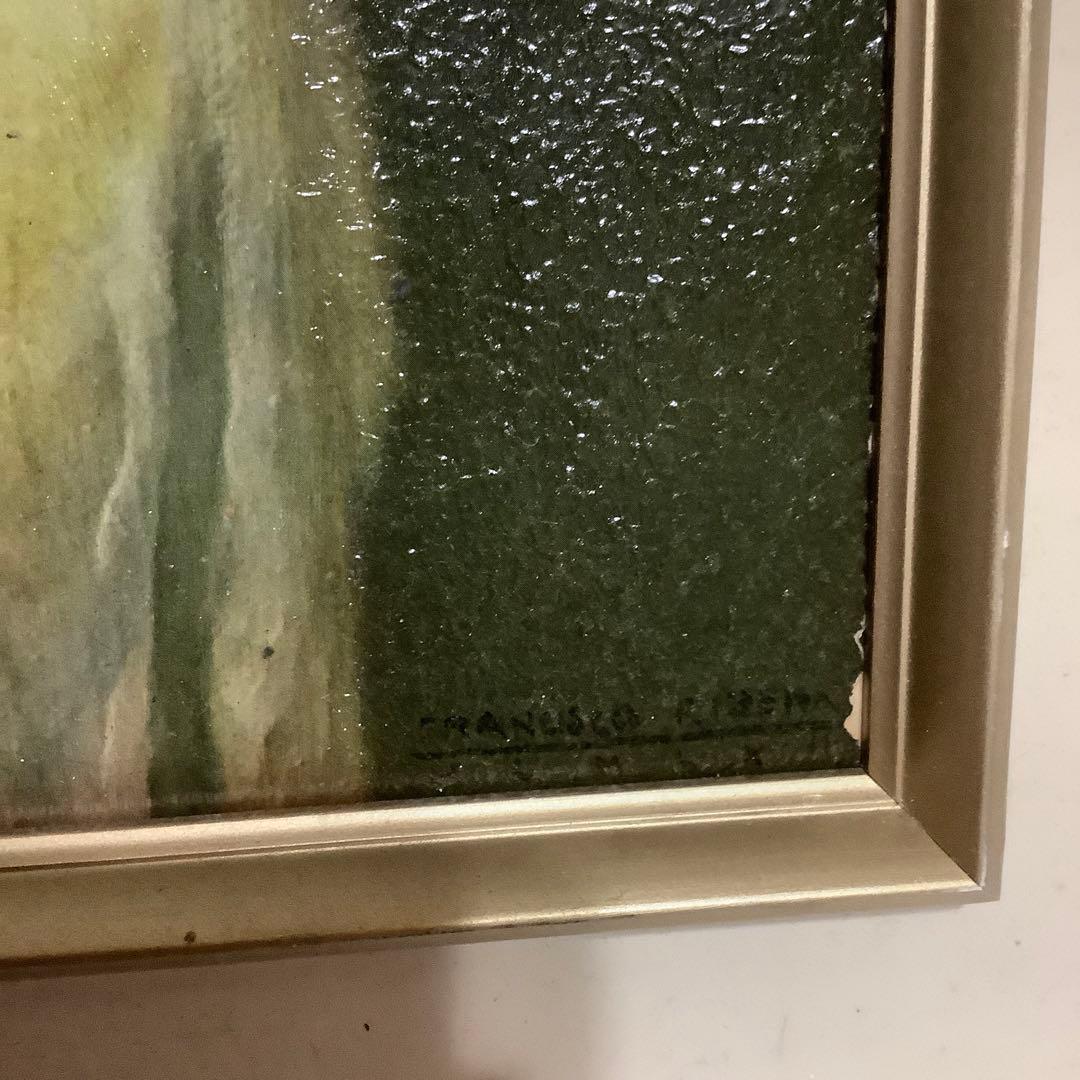 FRANCISCO RIBERA フランシスコ・リベラ　油絵　裸婦画　サイン入り