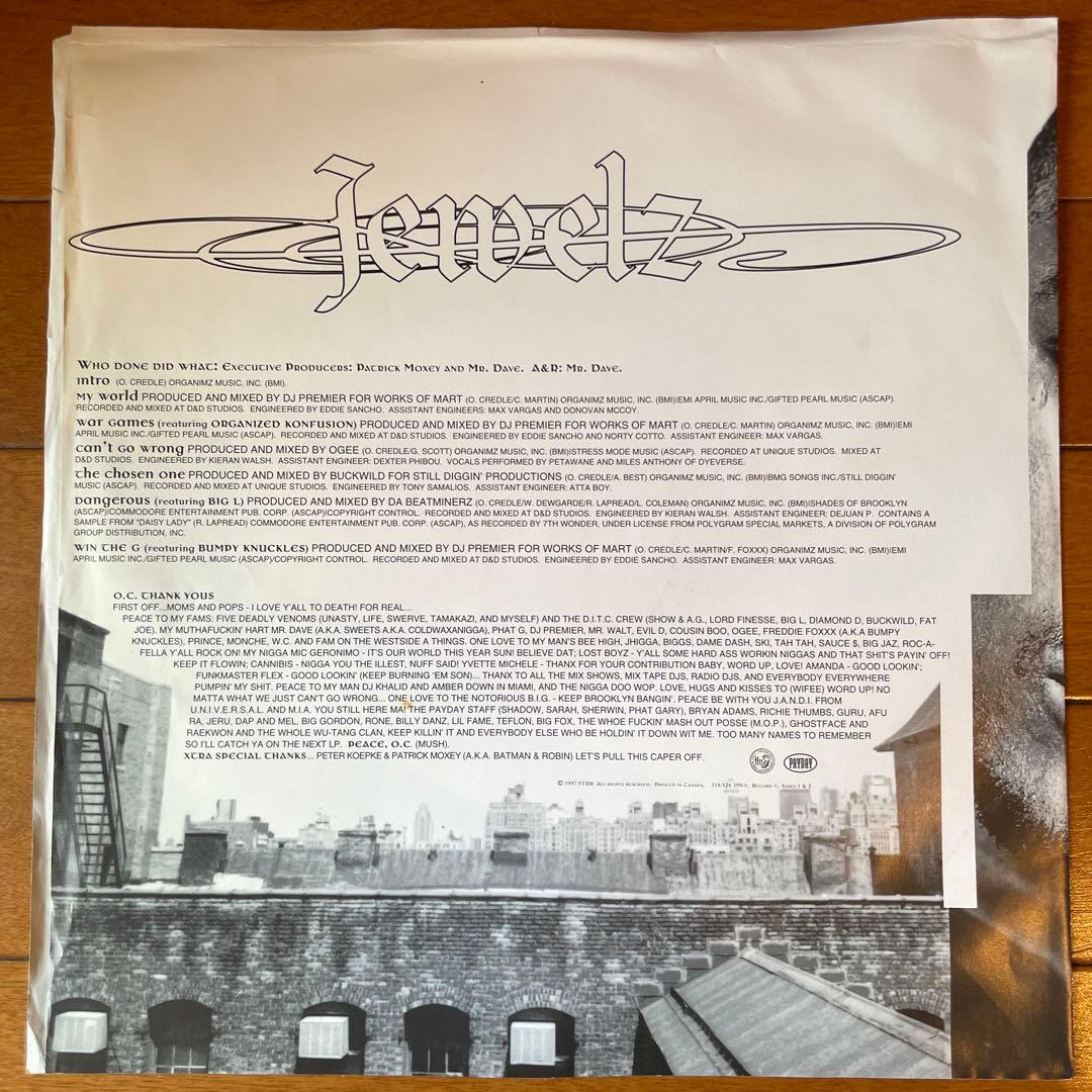 OC Jewelz レコード アルバム LP D.I.T.C