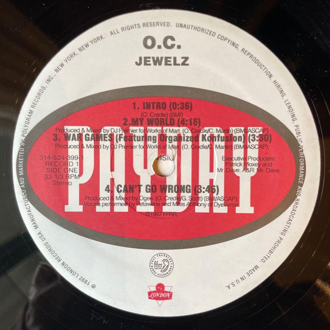 OC Jewelz レコード アルバム LP D.I.T.C