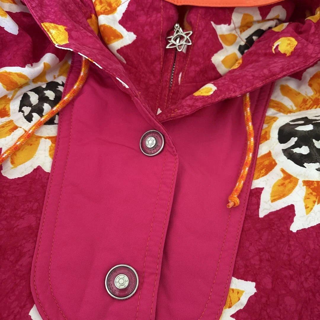 エレッセ　スキーウェア 女性用 ピンク ひまわり柄