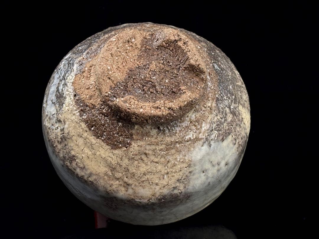 萩焼 玉隆山【吉田萩苑】作 萩茶碗 在銘 茶道具 木箱付 R811111