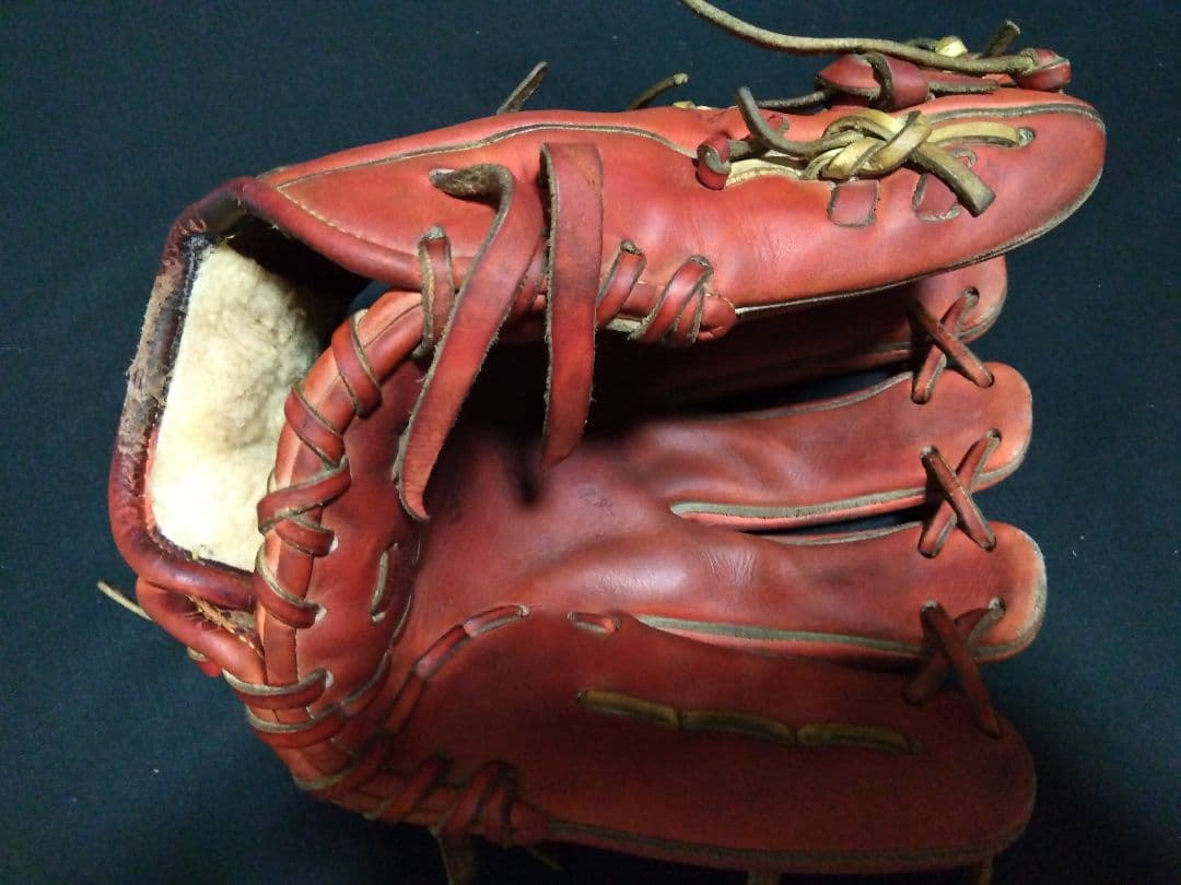 ミズノプロ　グローブ　硬式内野手用　レッド　即戦力　グラブ