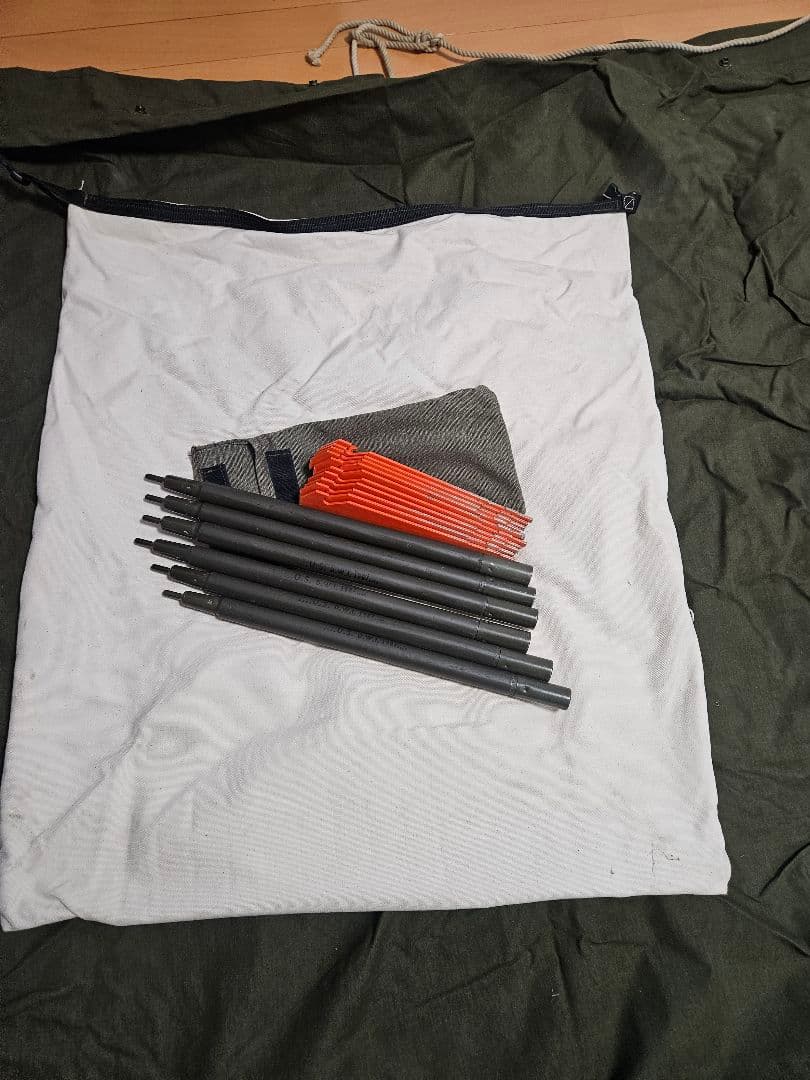 と*も様 USパップテント　ファスナー加工済み