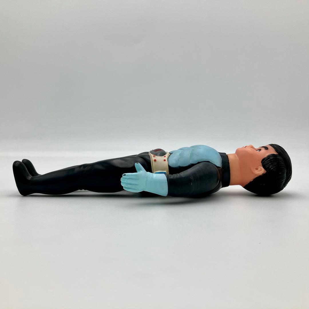 旧バンダイ 仮面ライダー　面取れ ソフビ 　フィギュア　マフラー・ブーツ欠品