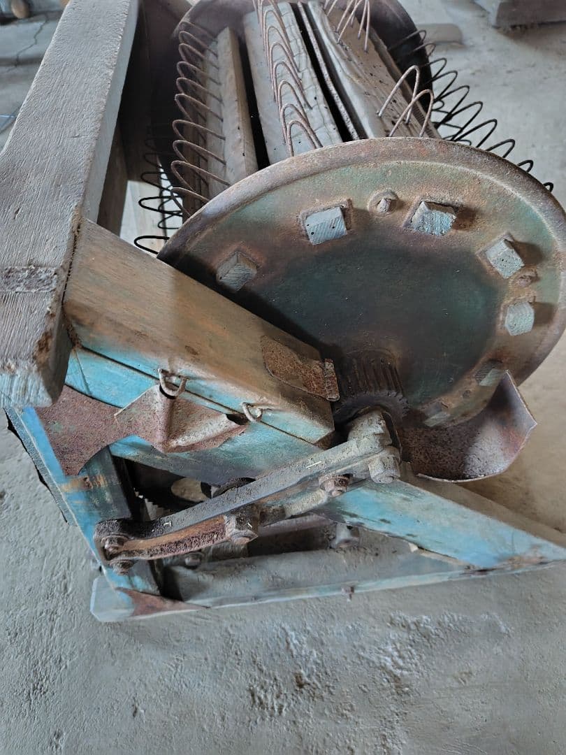 足踏み脱穀機　昭和　古民具　農具　ジャンク品