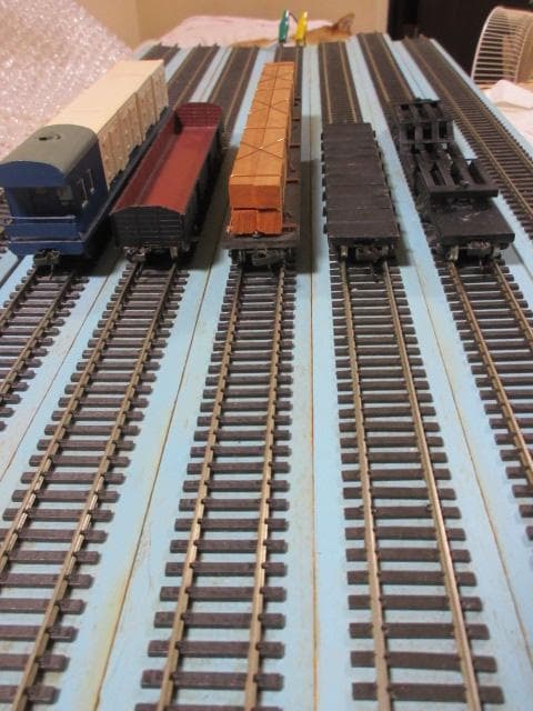 国鉄 オハ35系客車(座席車) 4両セット (ブルー) HOゲージ　未走行車