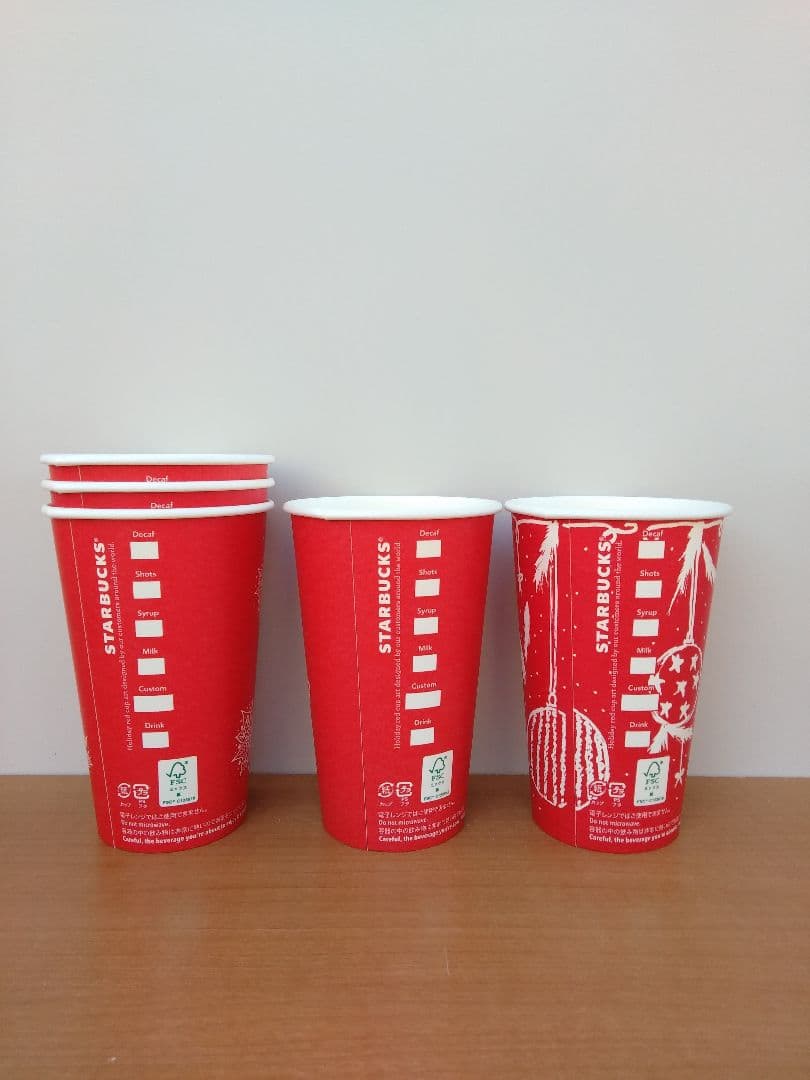 STARBUCKS　スターバックス　ホリデーカップ　2016　未使用　未記入　②