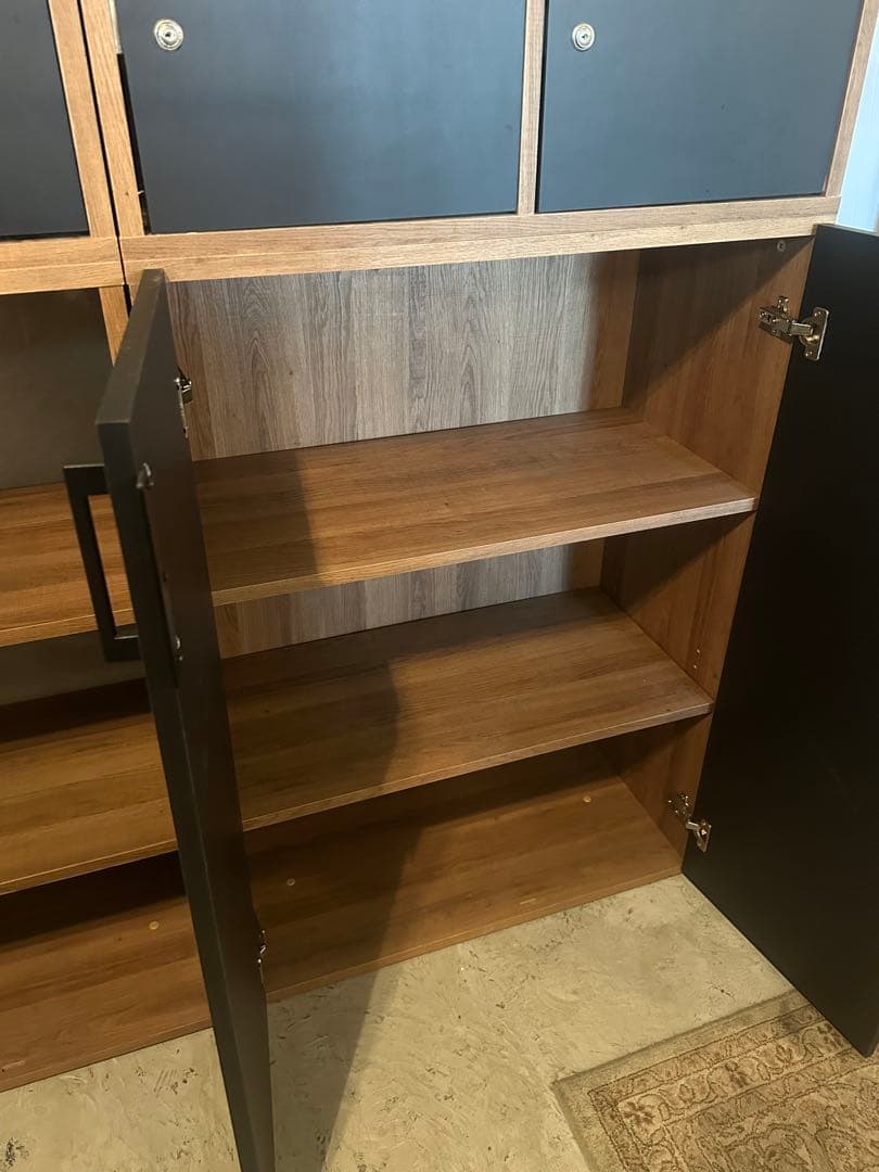 【東京都23区配送無料】オフィス　棚　キャビネット　事務所　書類　収納　セット