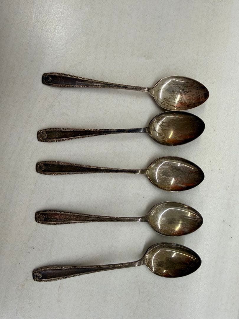 【銀製】スプーン5本 ヴィンテージ