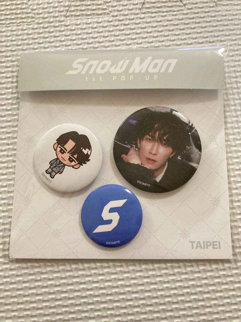 Man popup台北限定9人缶バッジセット　コンプリート