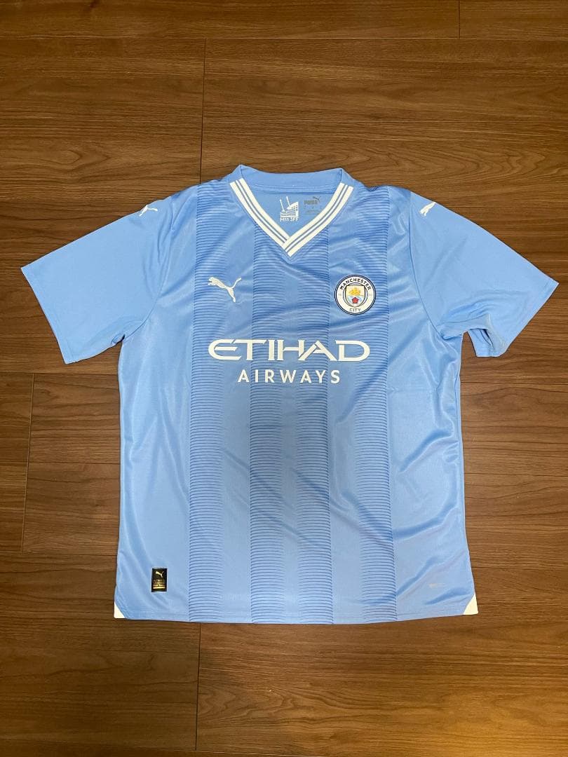 新品 マンチェスターシティ 23/24 ユニフォーム #17.デブライネ XL