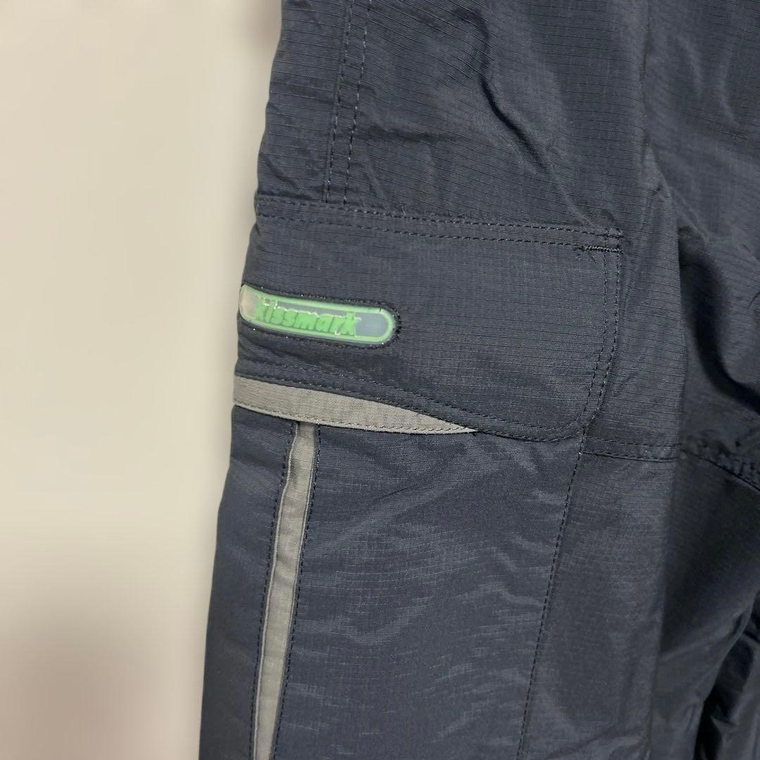 kissmark キスマーク スノボウェア メンズ L 上下セット ネイビー