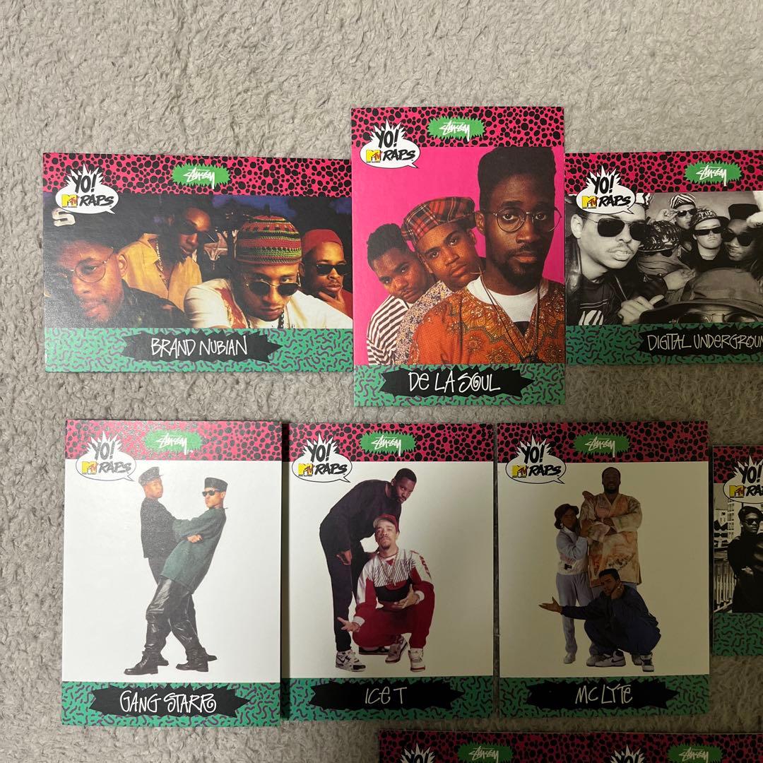 Stussy × Yo! MTV Raps プロモーションカード 10枚セット