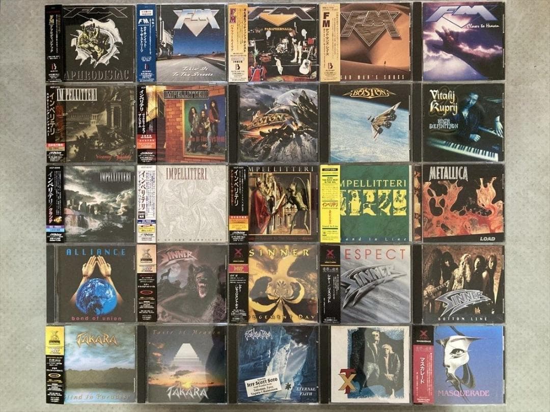 メタル・ハードロック CD まとめて約100枚セット [TX650]