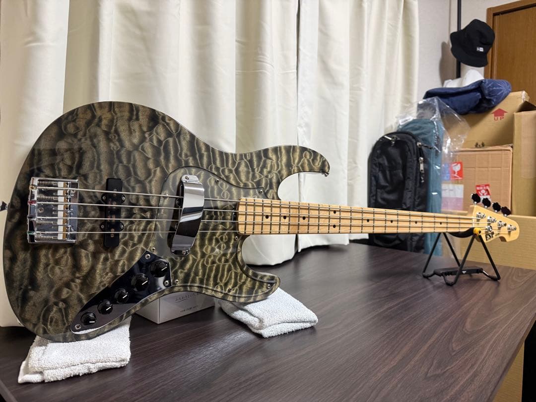 【キルトメイプル】ESP AMAZE-CTM プリ18V【弦交換セットアップ済】