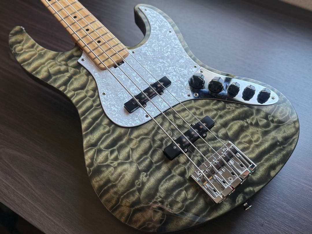 【キルトメイプル】ESP AMAZE-CTM プリ18V【弦交換セットアップ済】