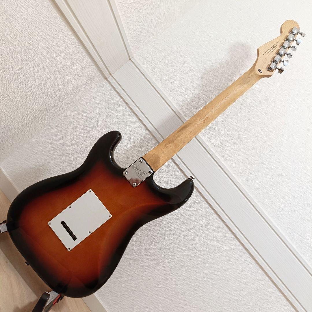 【メンテ済み】Squier ストラトキャスター エレキギター 本体 サンバースト