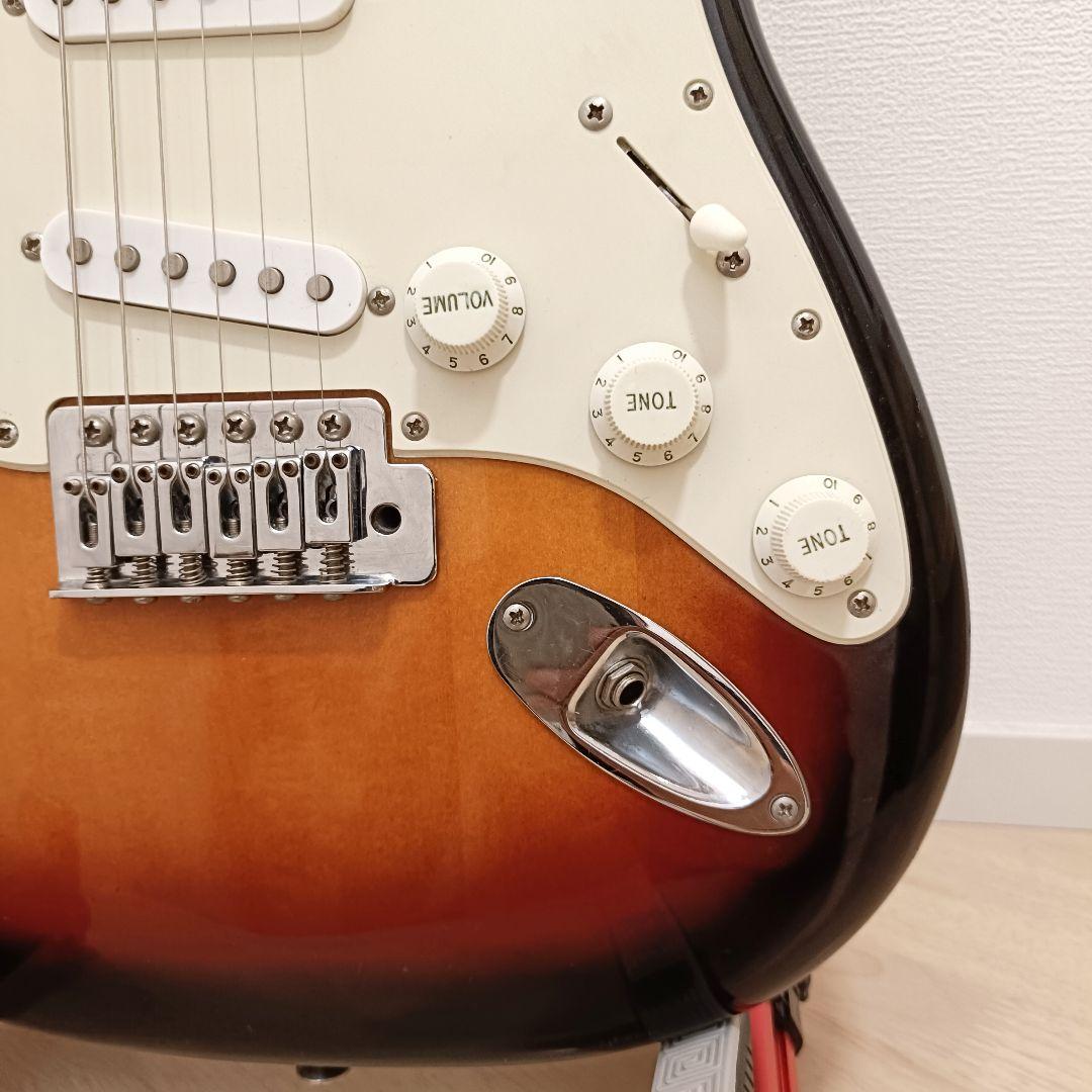 【メンテ済み】Squier ストラトキャスター エレキギター 本体 サンバースト